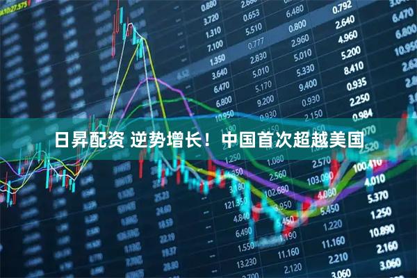 日昇配资 逆势增长！中国首次超越美国